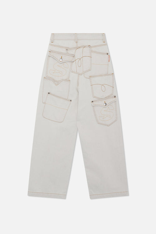 7Pocket Ecru Pants