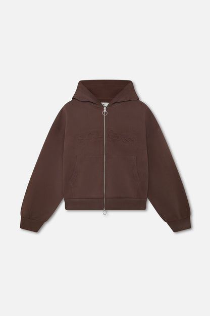 Bullet Brown Zipper