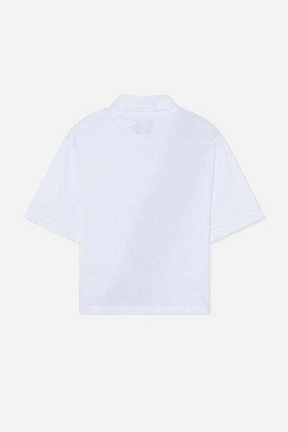 CLG White Polo