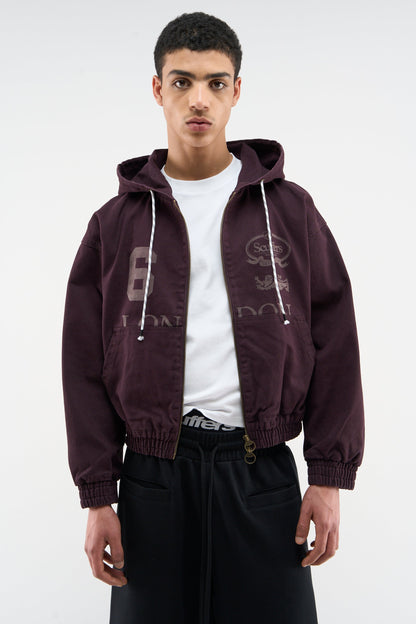 Slam Burgundy Jacket