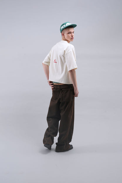 Tropical Ecru T-Shirt