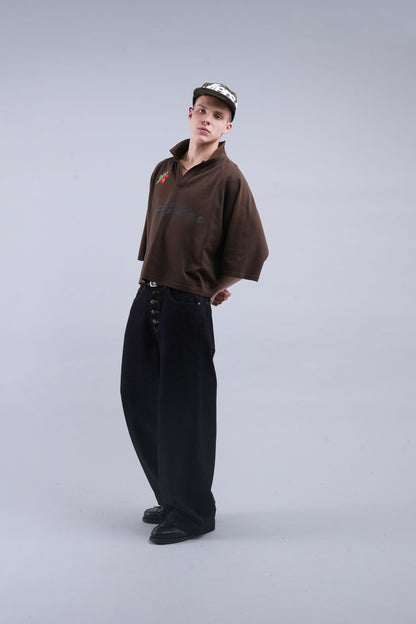 Tropical Brown Polo