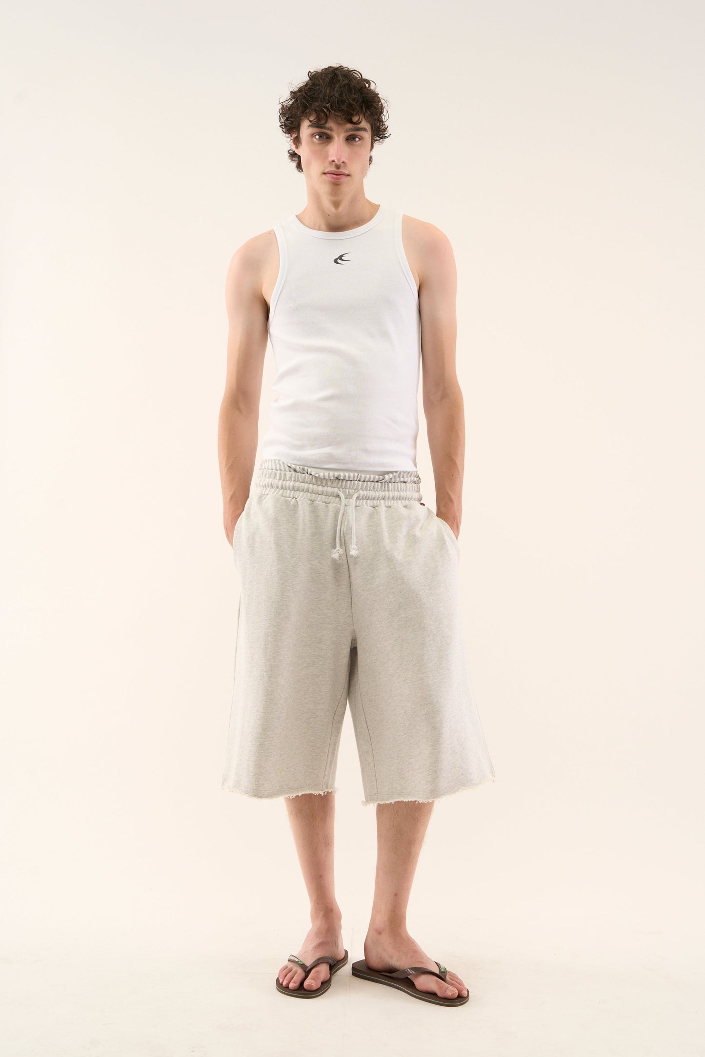 SCFF Grey Melange Shorts