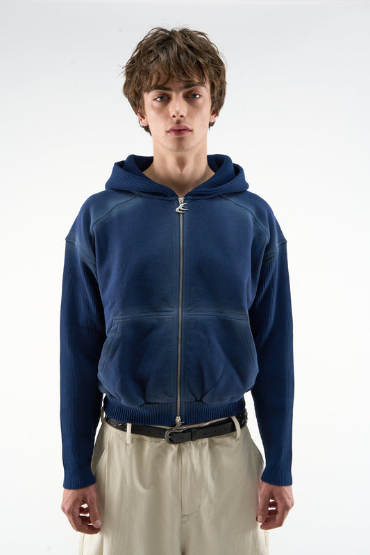 Exit Navy Zipper