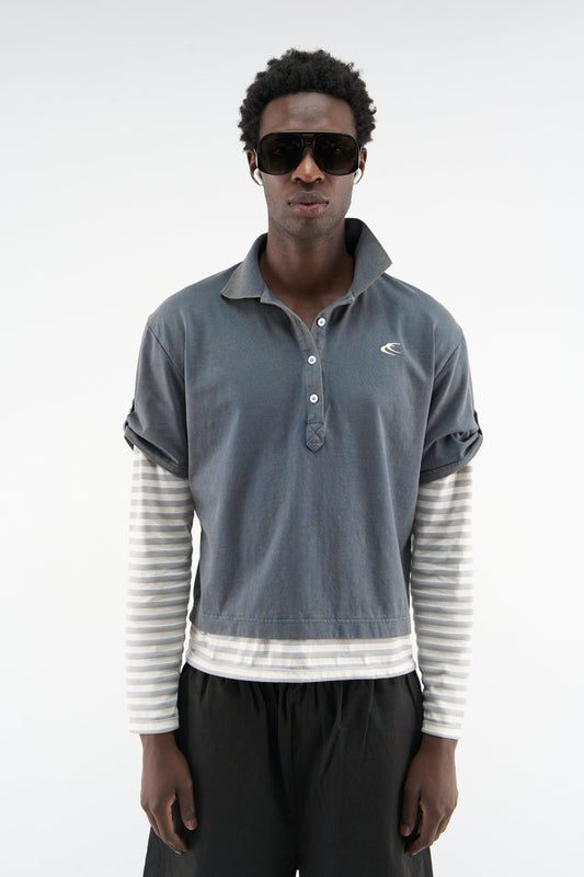 Somewhere Navy Polo