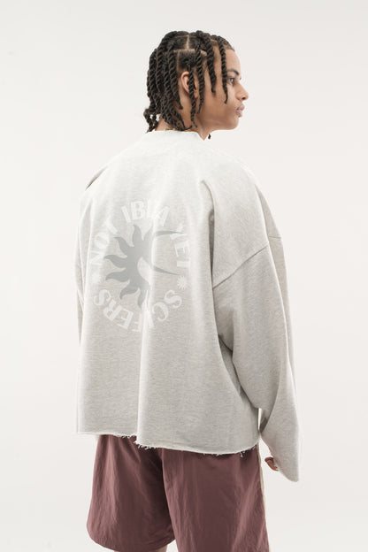 Not Ibiza Again Melange Sweatshirt