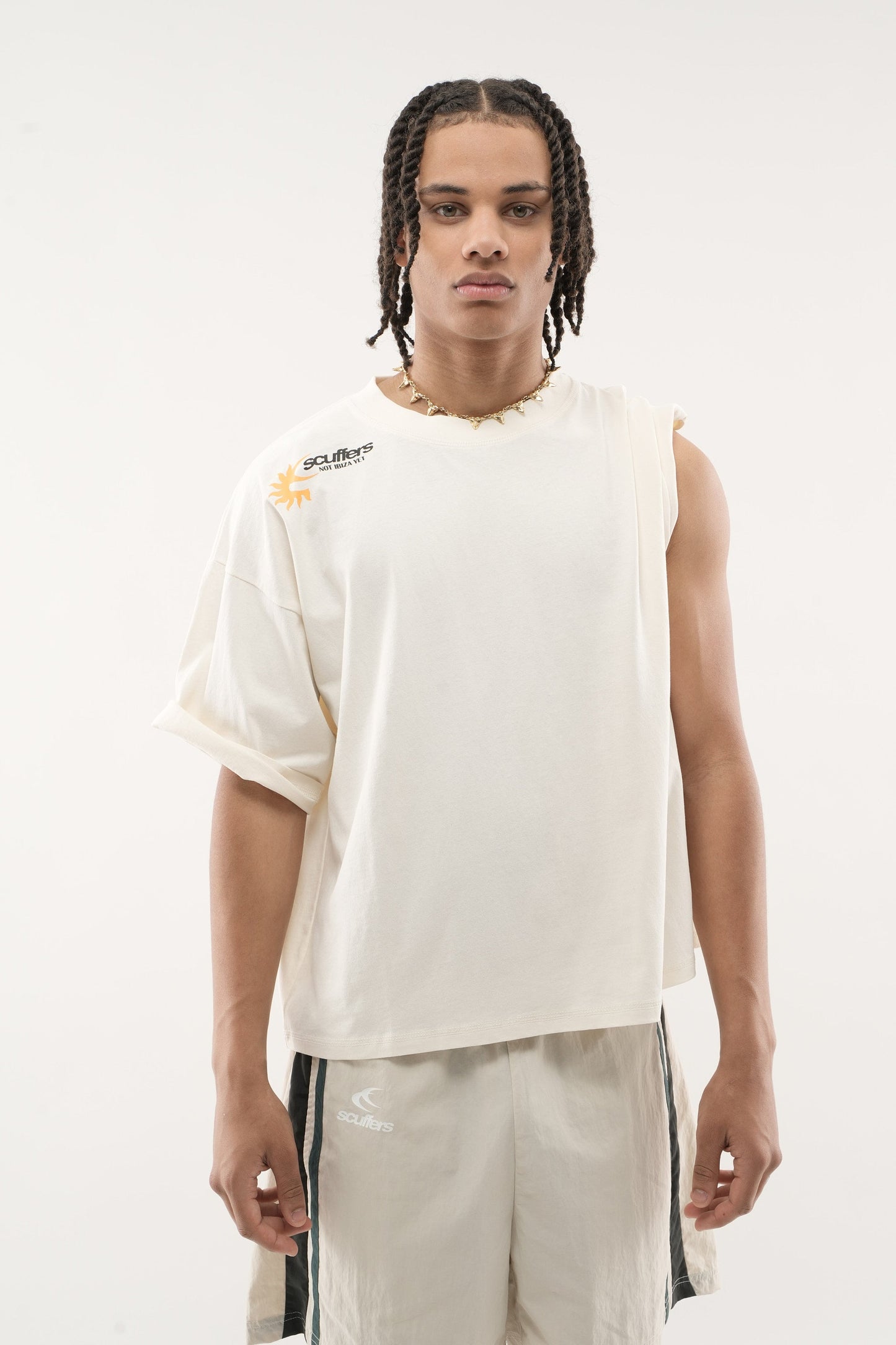 Not Ibiza Again Ecru T-Shirt