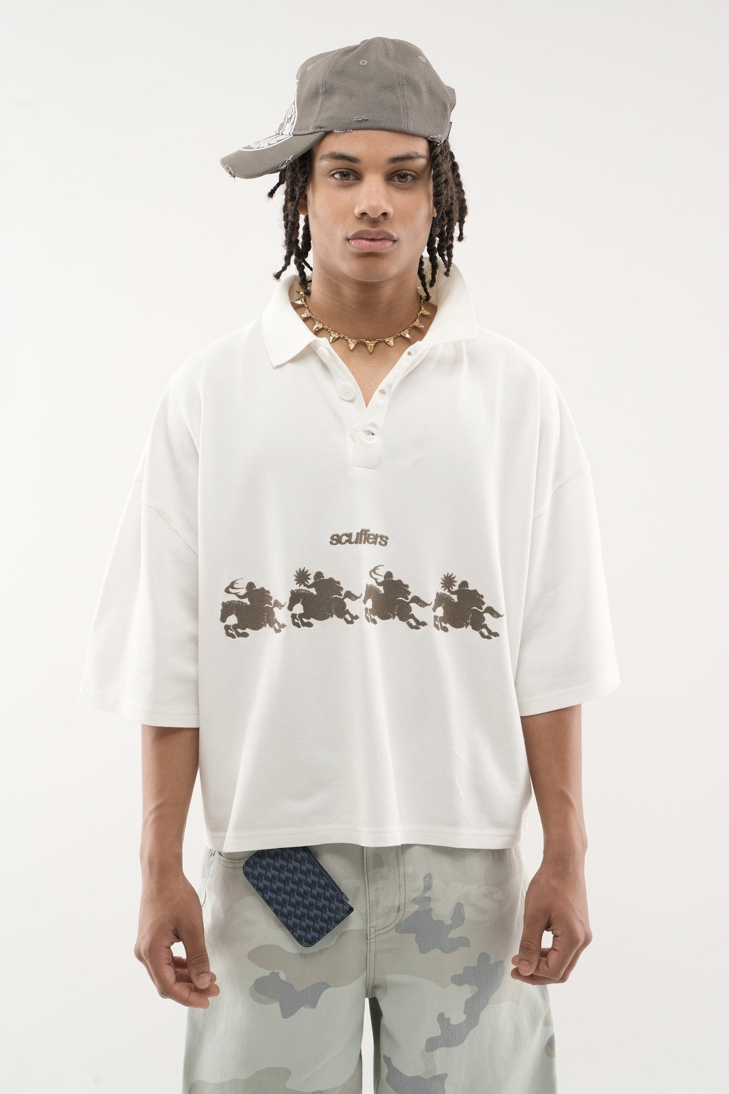 The Race Ecru Polo
