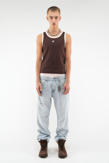 Twice Brown Tank Top