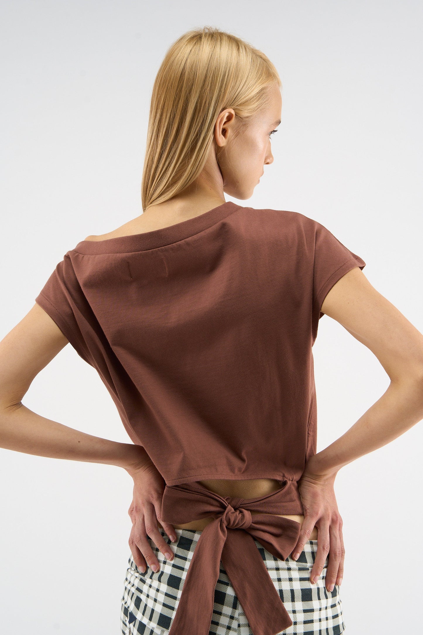 Anastasia Brown Top