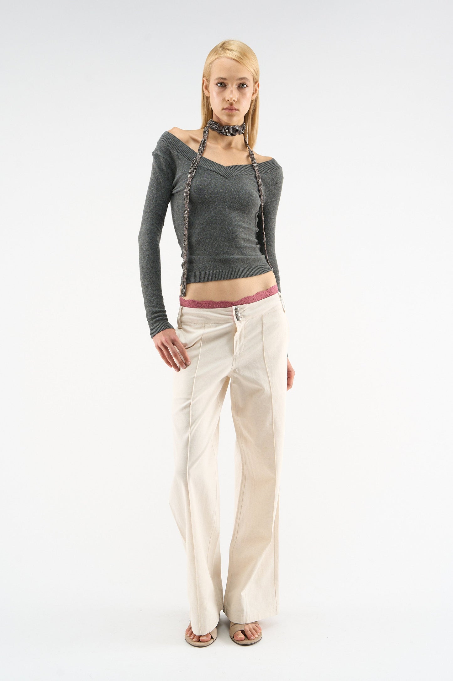Summer Tailoring White Pants