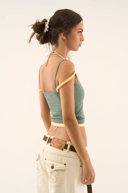 Jazzy Green Top