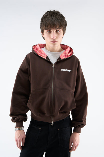 Gothic Brown Zipper