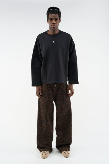 Sport Tech Black Sweatshirt