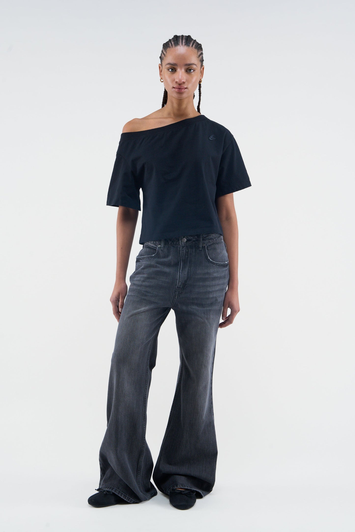 Over Black T-shirt