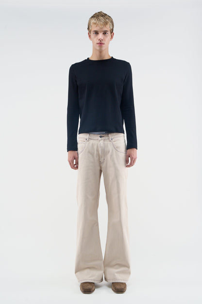 New Flared Ecru Pants