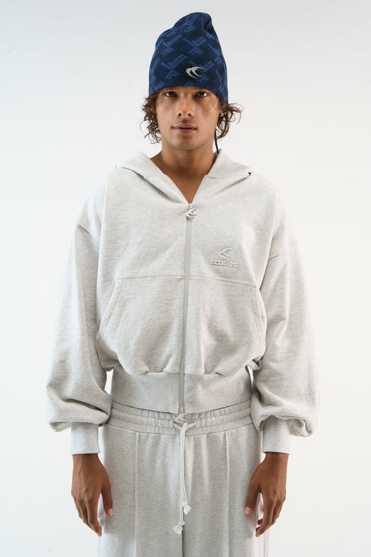 Weekender Grey Melange Zipper