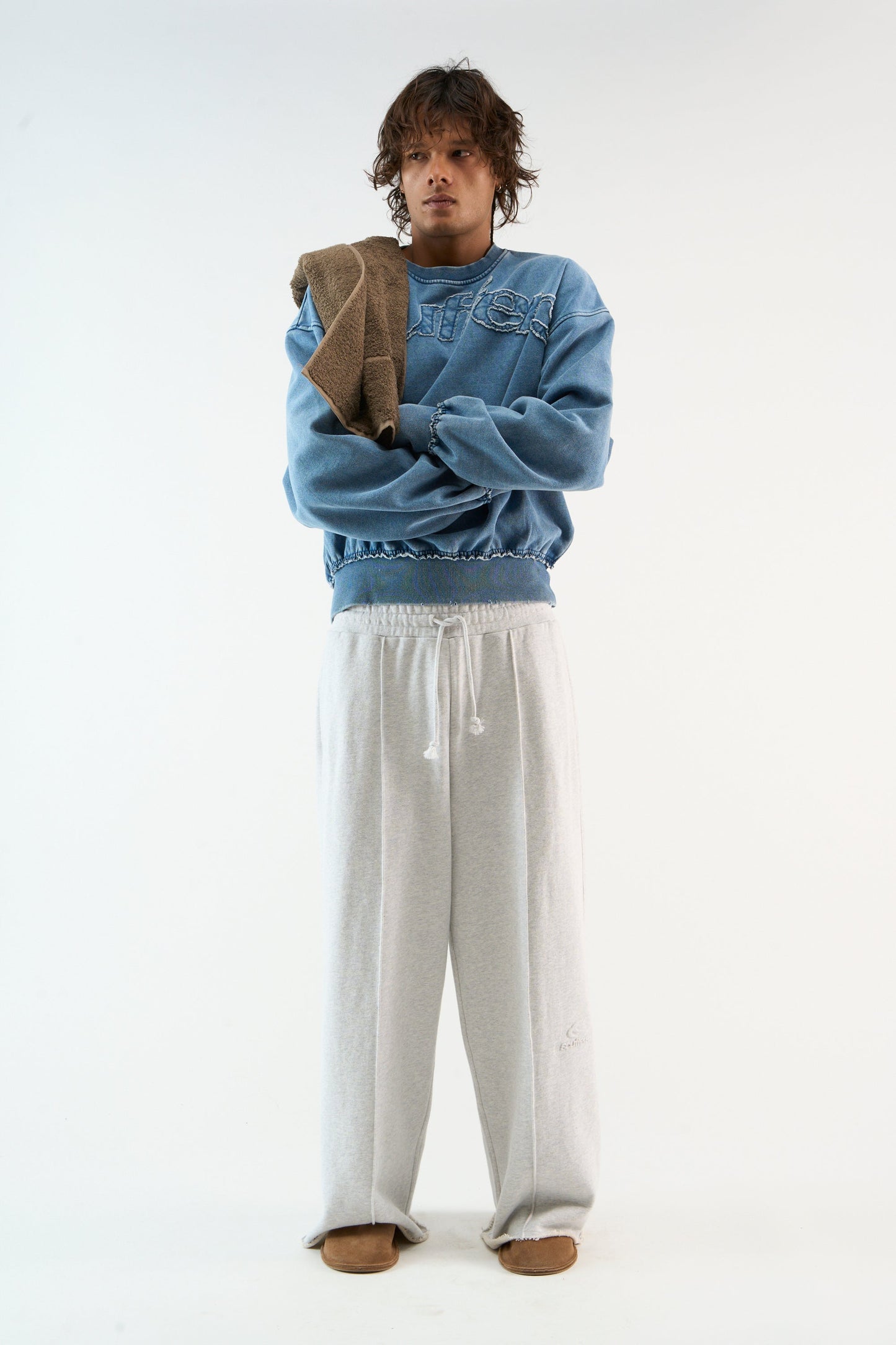 Denim Blue Crewneck