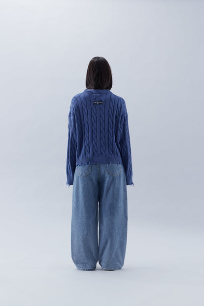 Trench Jersey Blue