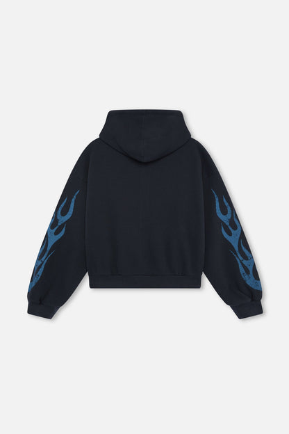 Flame Navy Zipper