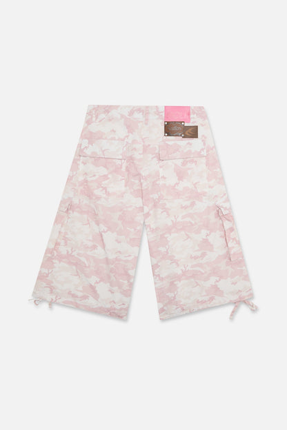 Funk Pink Camo Jorts