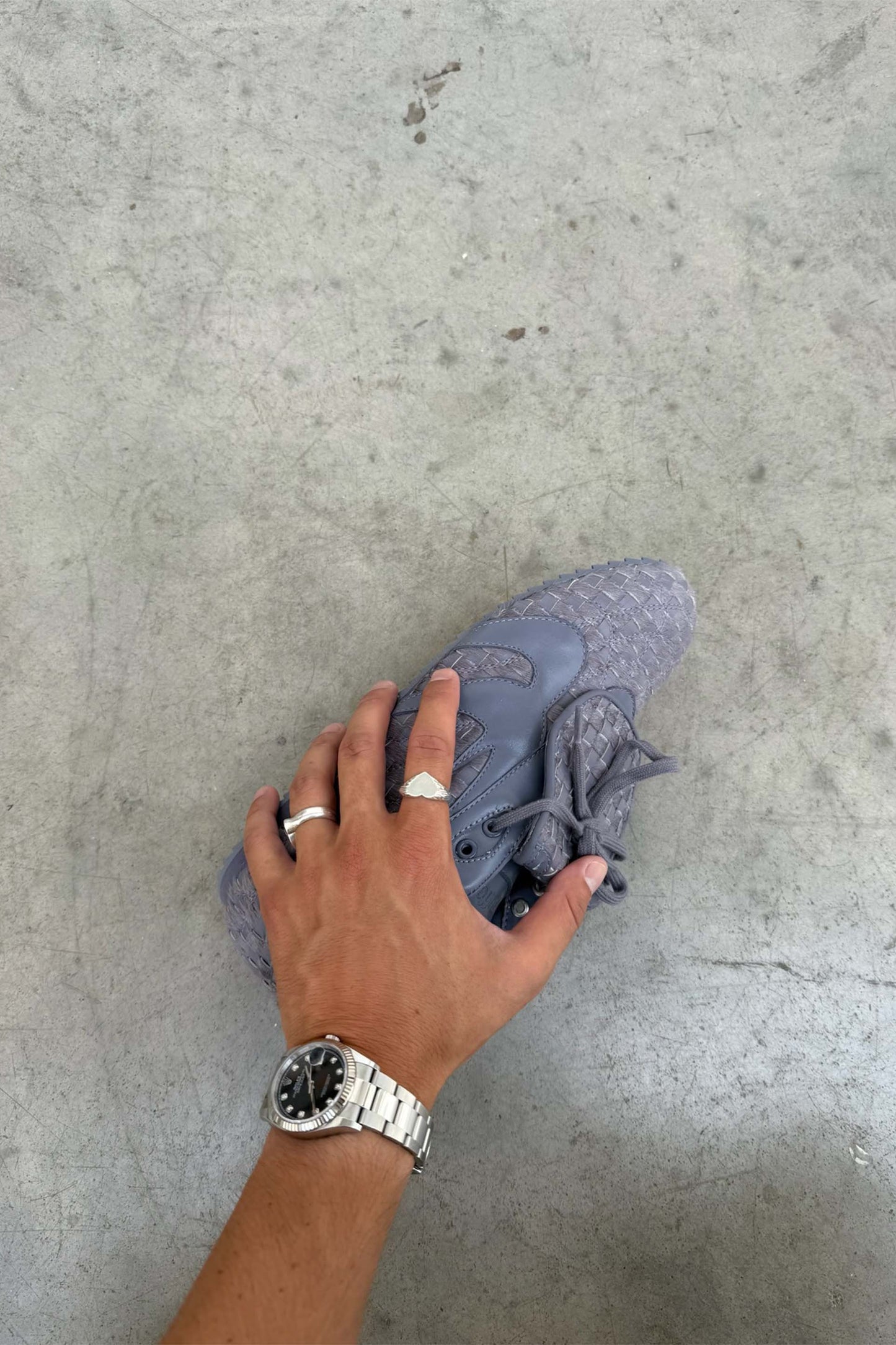 Iconic Braided Purple Sneaker