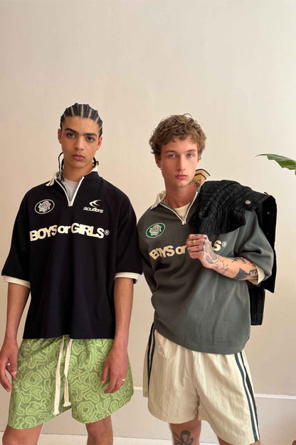 Boys or Girls Dark Polo
