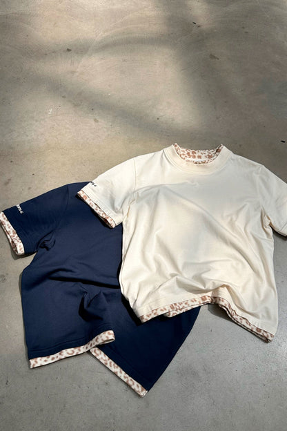 Leo Navy Top