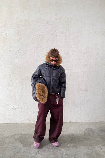 Shell Burgundy Pants