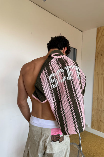 Beacon Pink Knit Jersey