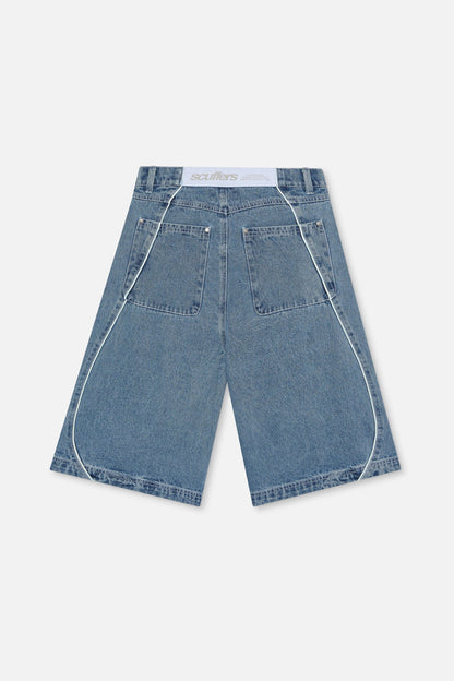 Mowa Blue Jorts