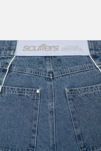 Mowa Blue Jorts