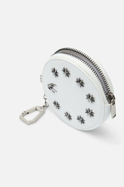 Night White Keychain Wallet