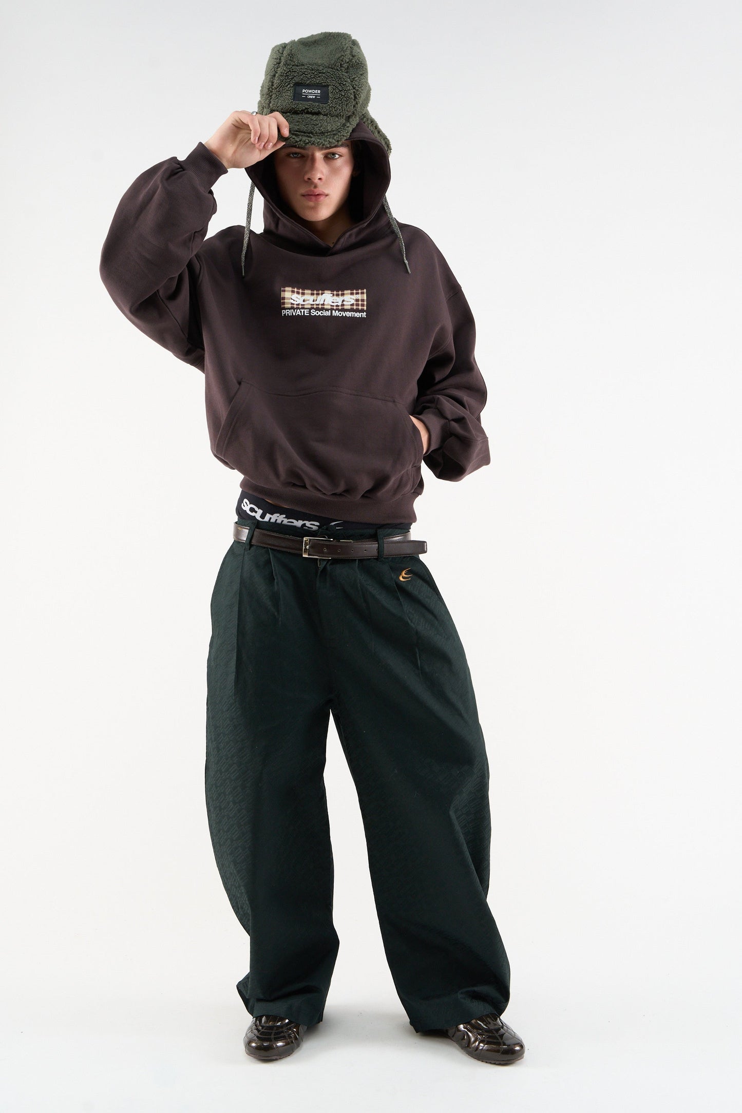 Private Brown Hoodie