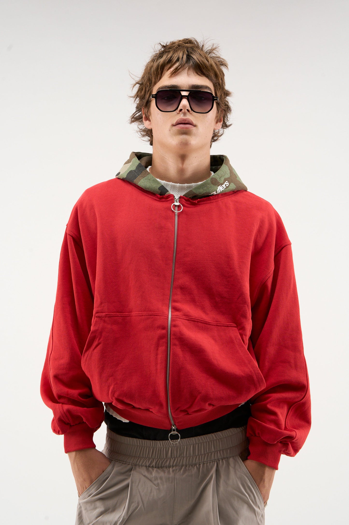 Mask Red Zipper