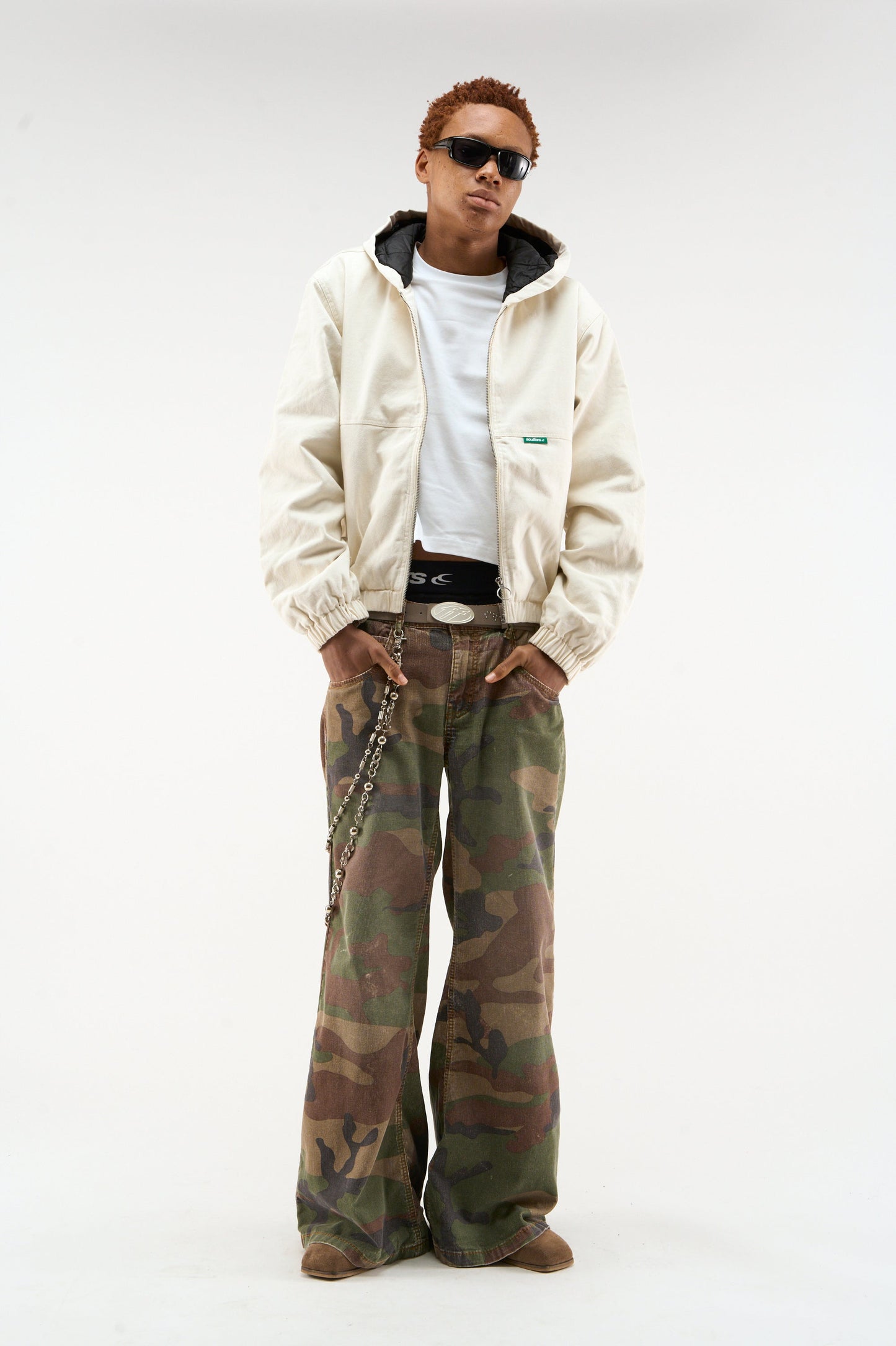 Stained Ecru Work Jacket