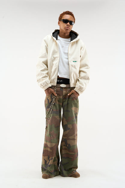 Stained Ecru Work Jacket