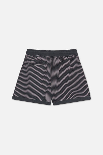 Pinstripe Black Swimpants