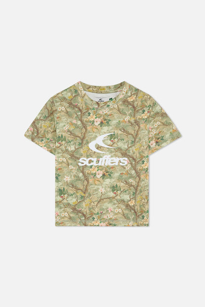 Real Flower Fitted T-Shirt