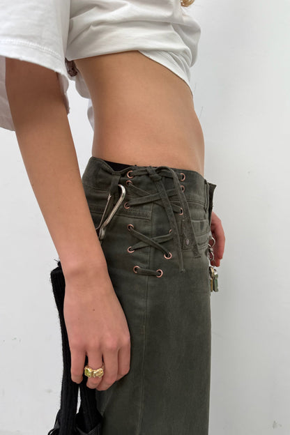 City Dusty Green Pants