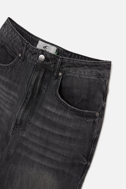 Flared Dark Grey Jeans