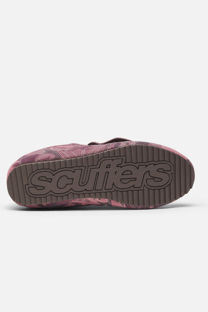 Iconic Wine Camo Sneaker