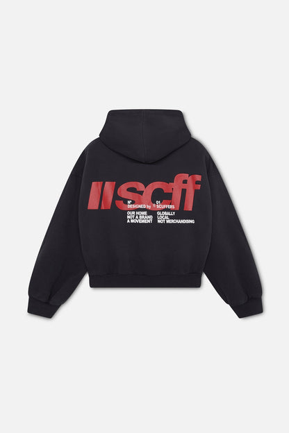 Globally Black Hoodie