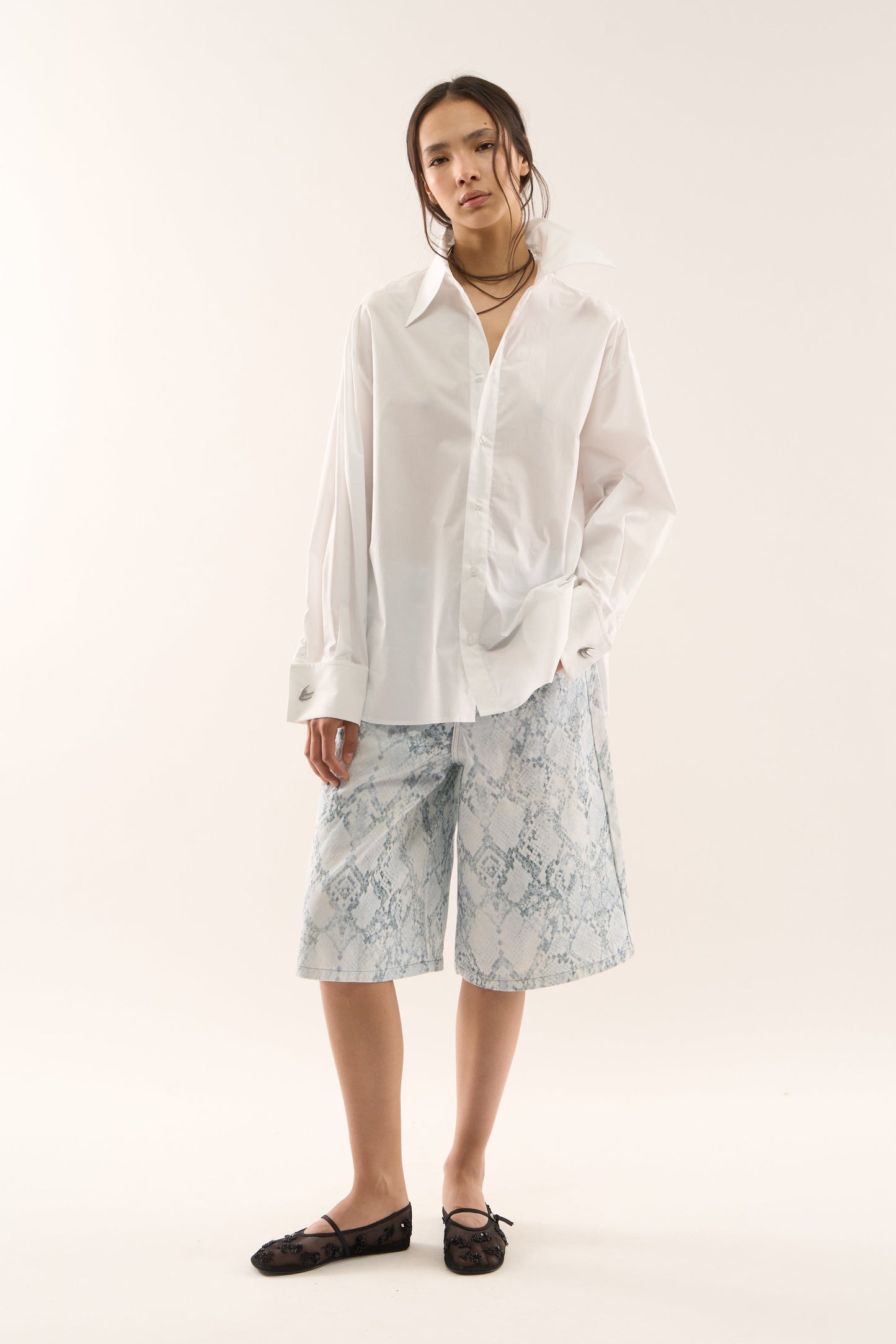 Night White Shirt