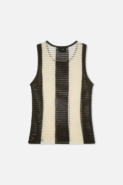 Spider Ecru Tank Top
