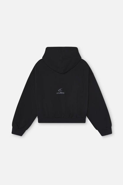 Steel Black Zipper