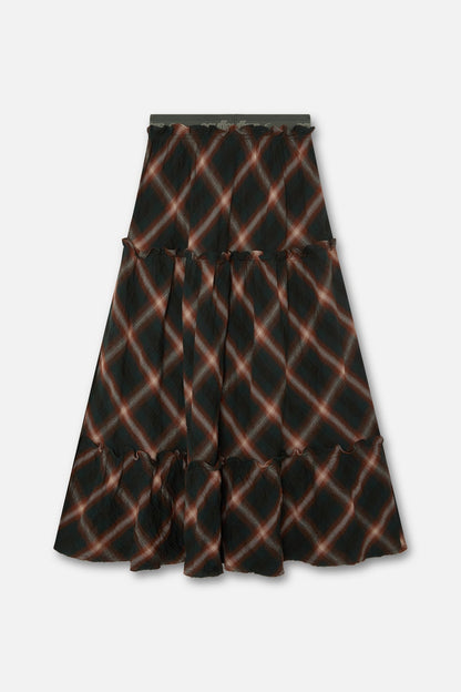 Tartan Midi Skirt