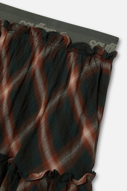 Tartan Midi Skirt