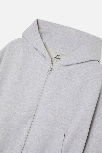 Weekender Grey Melange Zipper