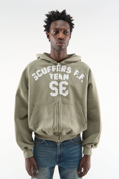 Omega Green Zipper